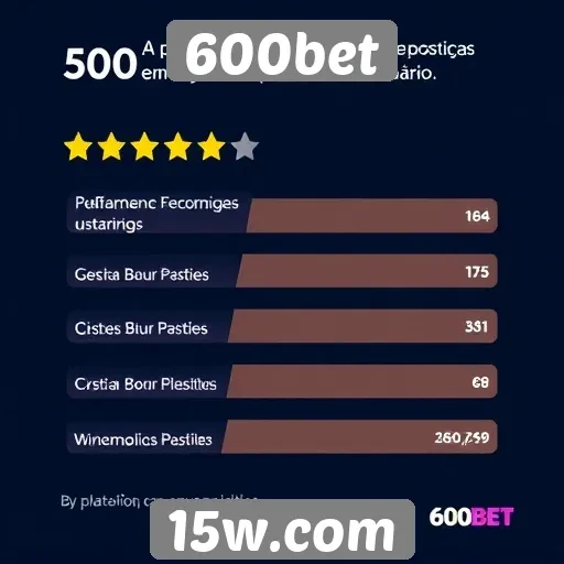 Experiência do usuário no 600bet é avaliada positivamente